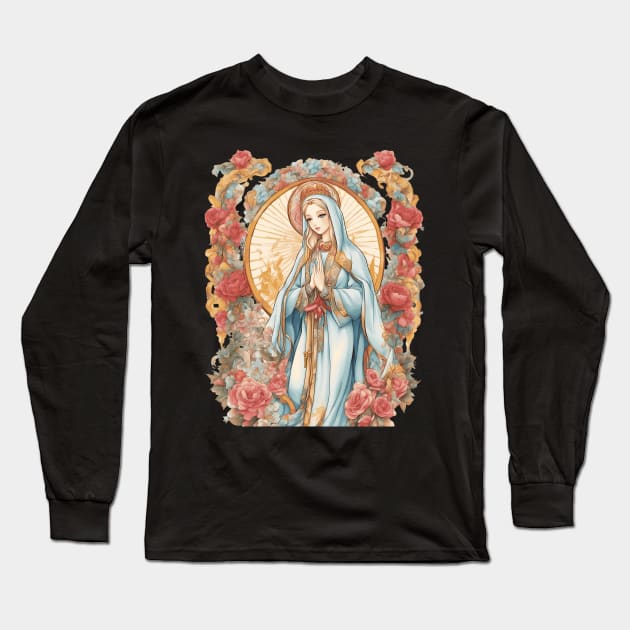 Saint Mary Long Sleeve T-Shirt by animegirlnft